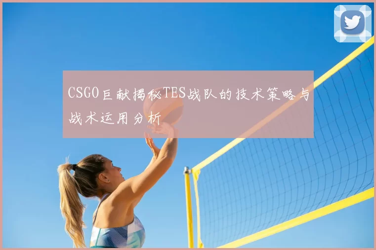 CSGO巨献揭秘TES战队的技术策略与战术运用分析