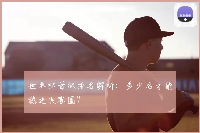 世界杯晋级排名解析:多少名才能稳进决赛圈?