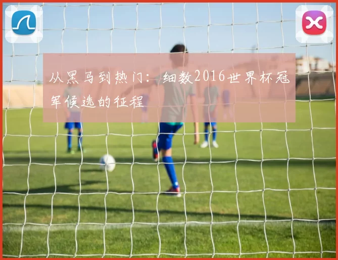 从黑马到热门:细数2016世界杯冠军候选的征程