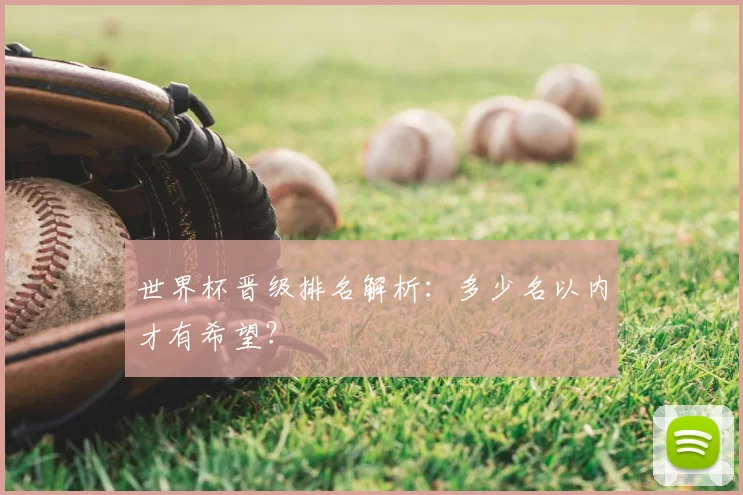 世界杯晋级排名解析:多少名以内才有希望?