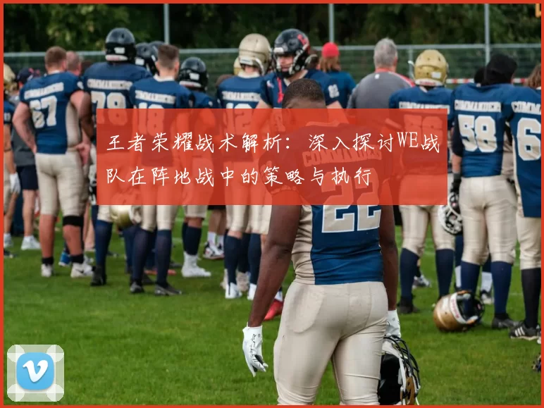 王者荣耀战术解析:深入探讨WE战队在阵地战中的策略与执行